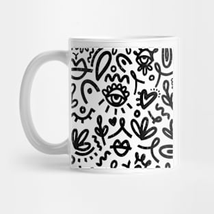 sketched doodles Mug